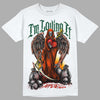 Dunk Low Team Dark Green Orange DopeSkill T-Shirt New I'm Loving It Graphic Streetwear - White