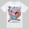 Jordan 3 GS “Cobalt Bliss” DopeSkill T-Shirt No Fake Love Graphic Streetwear - White