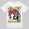 Yellow Sneakers DopeSkill T-Shirt Got It Out The Mud Graphic Streetwear - White