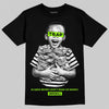Neon Green Sneakers DopeSkill T-Shirt Scared Money Don't Make No Money Graphic Streetwear - Black