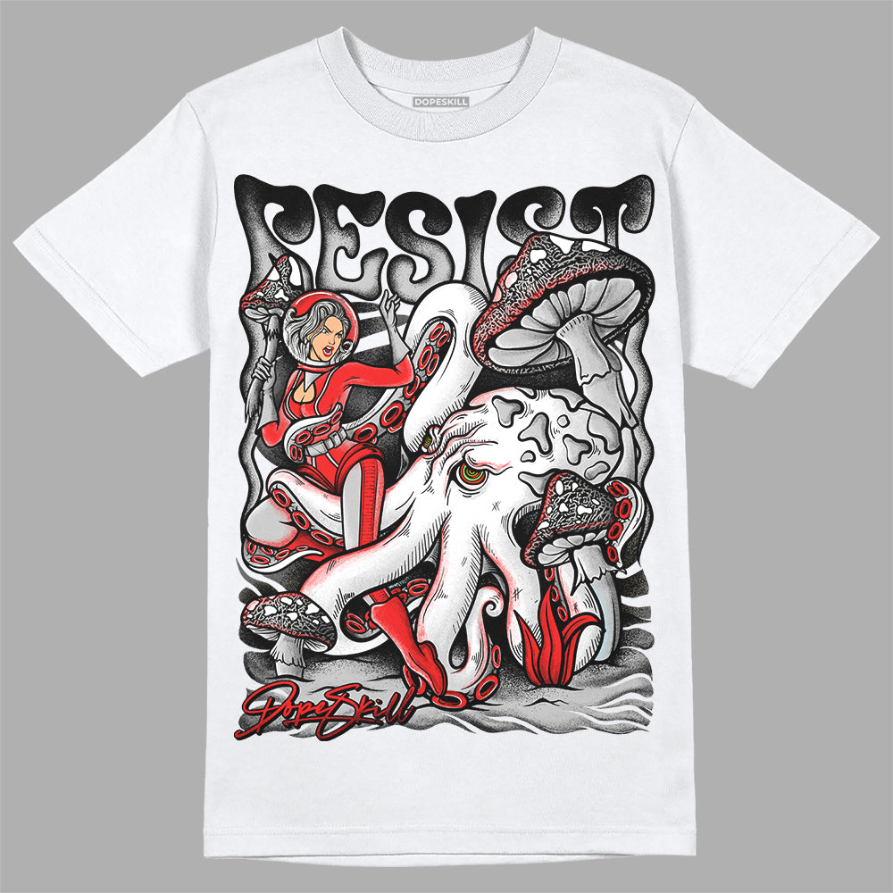 Jordan Spizike Low Bred DopeSkill T-Shirt Resist  Graphic Streetwear - White 