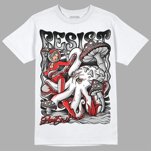 Jordan Spizike Low Bred DopeSkill T-Shirt Resist  Graphic Streetwear - White 