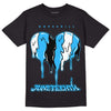 Jordan 1 High Retro OG “University Blue” DopeSkill T-Shirt Juneteenth Heart Graphic Streetwear - Black