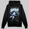 Jordan 12 “Blueberry” DopeSkill Hoodie Sweatshirt Nevermind Graphic Streetwear - Black