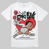 Air Foamposite One 'Triple White' DopeSkill T-Shirt No Fake Love Graphic Streetwear - White
