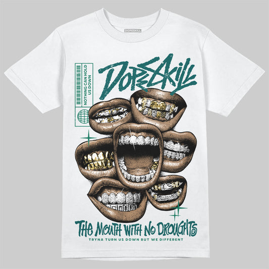 ASICS Gel-1130 'White Dark Neptune' DopeSkill T-Shirt The Mouth With No Droughts Graphic Streetwear - WHite