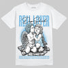 Jordan 11 Low University Blue DopeSkill T-Shirt Real Lover Graphic Streetwear - White