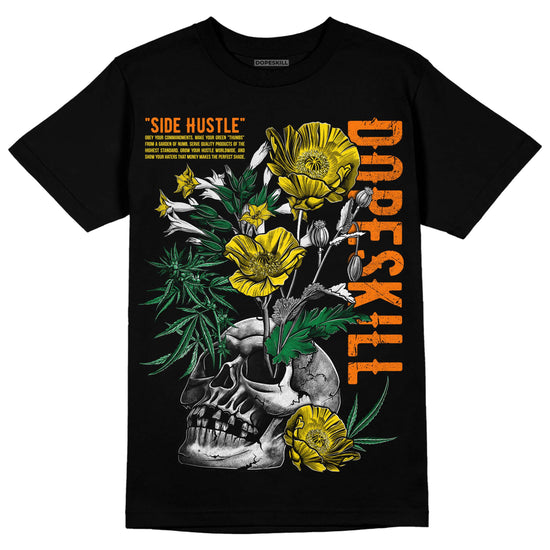 Dunk Low Reverse Brazil DopeSkill T-Shirt Side Hustle Graphic Streetwear - Black