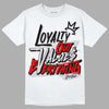 Jordan 2 Retro "Black Cement" DopeSkill T-Shirt LOVE Graphic Streetwear - White