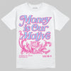 Jordan 6 “Doernbecher” DopeSkill T-Shirt Money Is Our Motive Typo Graphic Streetwear - White