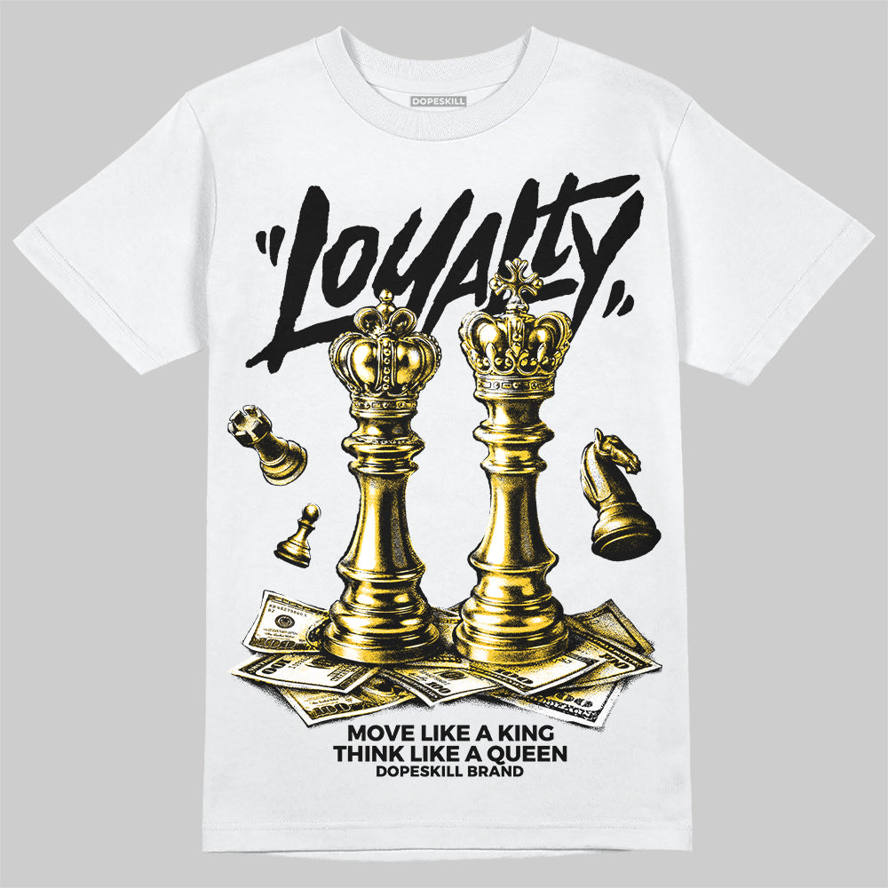 Yellow Sneakers DopeSkill T-Shirt Loyalty Graphic Streetwear - White