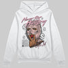 AMIRI White & Pink Stars Court Sneakers DopeSkill Hoodie Sweatshirt Never Stop Hustling Graphic Streetwear - White