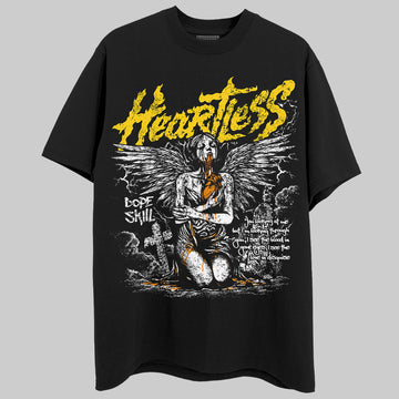 Jordan 6 “Yellow Ochre” DopeSkill T-Shirt Heartless Graphic Streetwear - Black