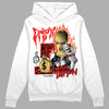 Jordan 5 "Dunk On Mars" DopeSkill Hoodie Sweatshirt Drip'n Never Tripp'n Graphic Streetwear - White