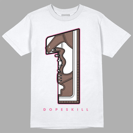 Dunk Low Smokey Mauve Playful Pink DopeSkill T-Shirt No.1 Graphic Streetwear - White 