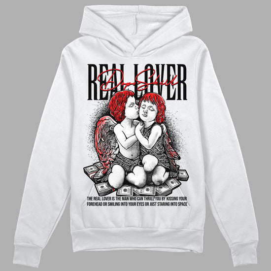 Jordan Spizike Low Bred DopeSkill Hoodie Sweatshirt Real Lover Graphic Streetwear - White 