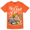 Jordan 3 Georgia Peach DopeSkill Orange T-shirt New No Days Off Graphic Streetwear