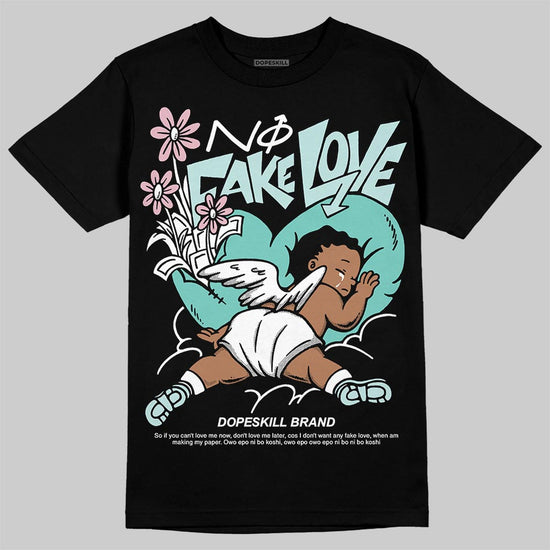 Jordan 11 Low "Igloo" DopeSkill T-Shirt No Fake Love Graphic Streetwear - Black