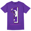 Dunk Low Championship Court Purple DopeSkill Purple T-shirt No.1 Graphic Streetwear