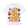 Yellow Sneakers DopeSkill T-Shirt Let 'em Hate Graphic Streetwear - White