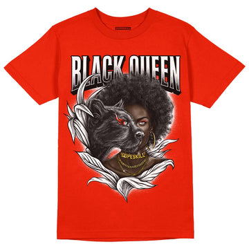 Yeezy Foam Runner Red Dopeskill Vermillion Red T-shirt New Black Queen Graphic Streetwear