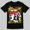 Yellow Sneakers DopeSkill T-Shirt Got It Out The Mud Graphic Streetwear - black
