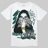 Jordan 4 Retro Oxidized Green DopeSkill T-Shirt NPC Graphic Streetwear - White