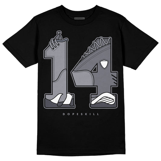 Jordan 14 Retro 'Stealth' DopeSkill T-Shirt No.14 Graphic Streetwear - Black