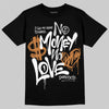 Jordan 14 Golf "US Open" DopeSkill T-Shirt No Money No Love Typo Graphic Streetwear - Black