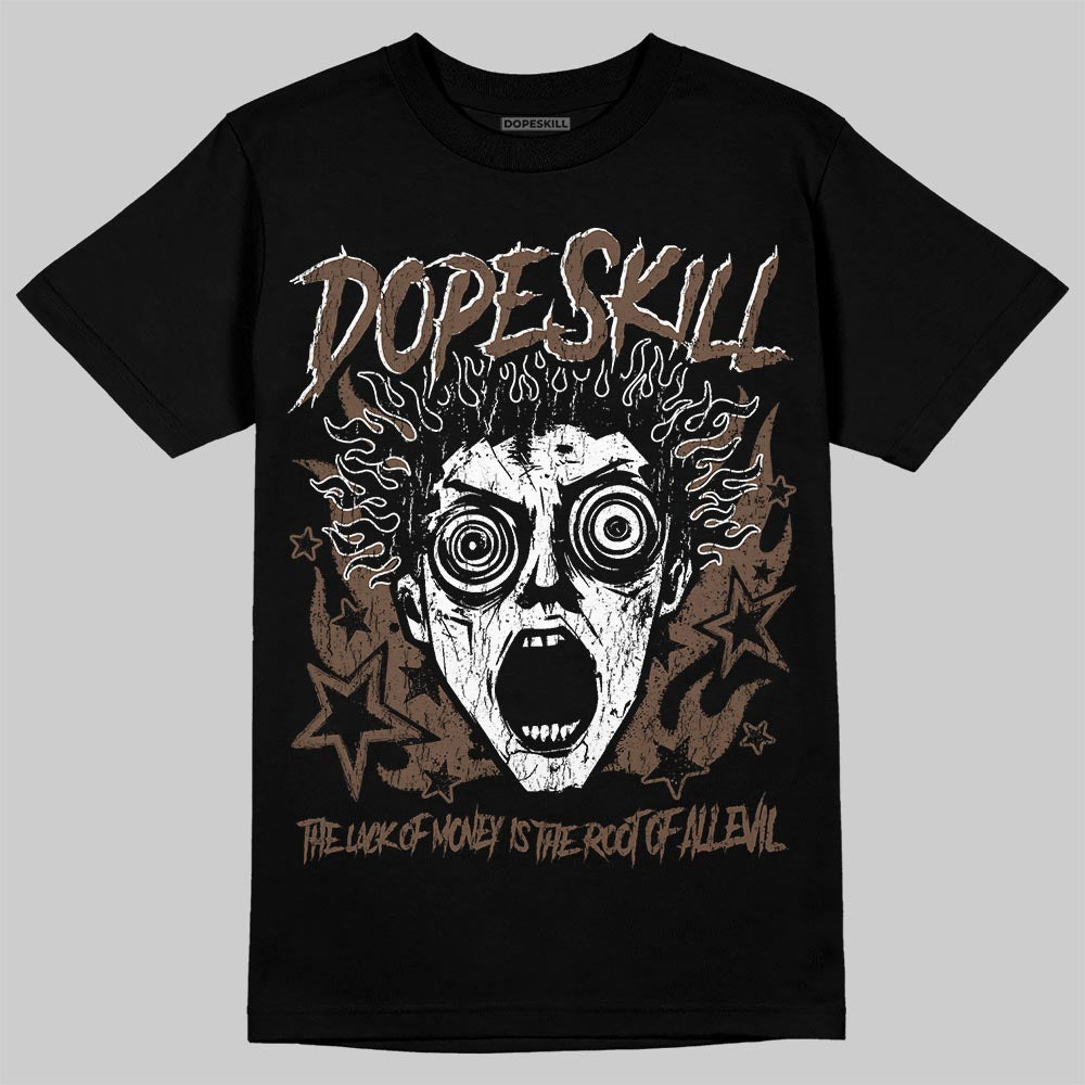 A Ma Maniére x Air Jordan 4 “Dark Mocha” DopeSkill T-Shirt Root of Evil Graphic Streetwear - Black