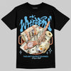Jordan 11 Retro Legend Blue DopeSkill T-Shirt Whippin Graphic Streetwear - Black