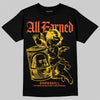 Yellow Sneakers DopeSkill T-Shirt All Earned Graphic Streetwear - Black