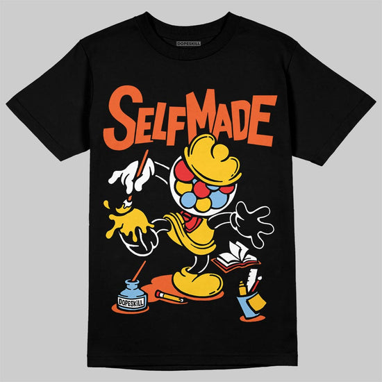 Yellow Sneakers DopeSkill T-Shirt Self Made Graphic Streetwear - Black