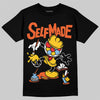 Yellow Sneakers DopeSkill T-Shirt Self Made Graphic Streetwear - Black