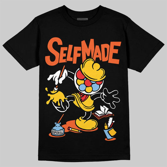 Yellow Sneakers DopeSkill T-Shirt Self Made Graphic Streetwear - Black