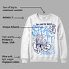 Powder Blue 9s DopeSkill Sweatshirt Speak It Graphic