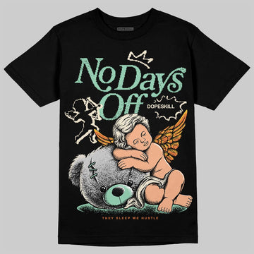 SB Dunk Low Rodeo Tourmaline DopeSkill T-Shirt New No Days Off Graphic Streetwear - Black
