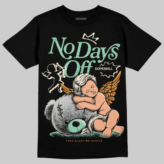 SB Dunk Low Rodeo Tourmaline DopeSkill T-Shirt New No Days Off Graphic Streetwear - Black
