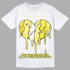 Jordan 11 Low 'Yellow Snakeskin' DopeSkill T-Shirt Juneteenth Heart Graphic Streetwear - White