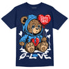 Jordan 3 "Midnight Navy" DopeSkill Navy T-Shirt Broken Bear Graphic Streetwear