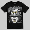 Jordan 5 Retro Wolf Grey (2026) DopeSkill T-Shirt No Rules Graphic Streetwear - Black