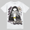 A Ma Maniére x Air Jordan 3 Black Violet Ore DopeSkill T-Shirt NPC Graphic Streetwear - White