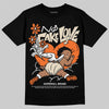 Jordan 3 “Starfish” DopeSkill T-Shirt No Fake Love Graphic Streetwear - Black