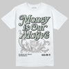 Jordan 1 Retro Low OG Year of the Snake (2025) DopeSkill T-Shirt Money Is Our Motive Typo Graphic Streetwear - White