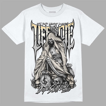 Jordan 3 “Off Noir” DopeSkill T-Shirt Life or Die Graphic Streetwear - White