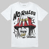 Jordan 4 “Flight Club” DopeSkill T-Shirt No Rules Graphic Streetwear - White