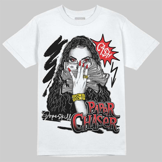 Jordan 4 “White Thunder” DopeSkill T-Shirt NPC Graphic Streetwear - White