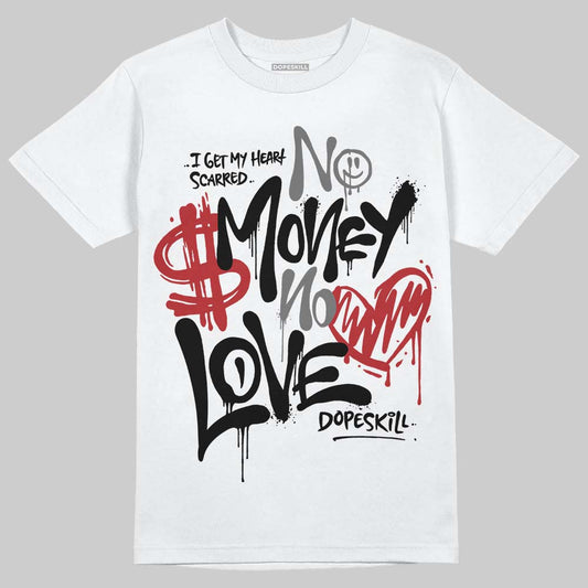 Nigel Sylvester x Jordan 1 Low OG “Nitro” DopeSkill T-Shirt No Money No Love Typo Graphic Streetwear - White 