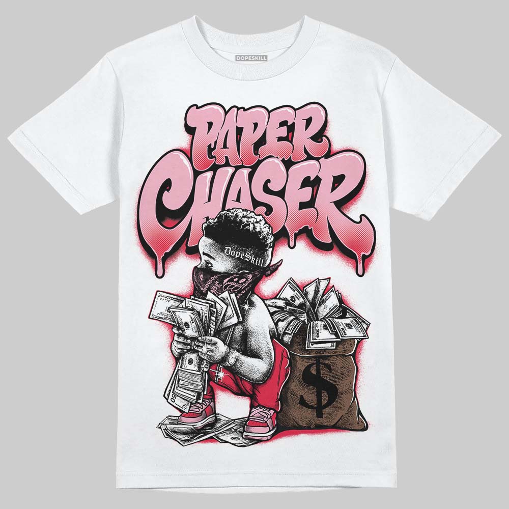 Dunk Low Valentine's Day (2026) DopeSkill T-Shirt Paper Chaser Boy Graphic Streetwear - White 