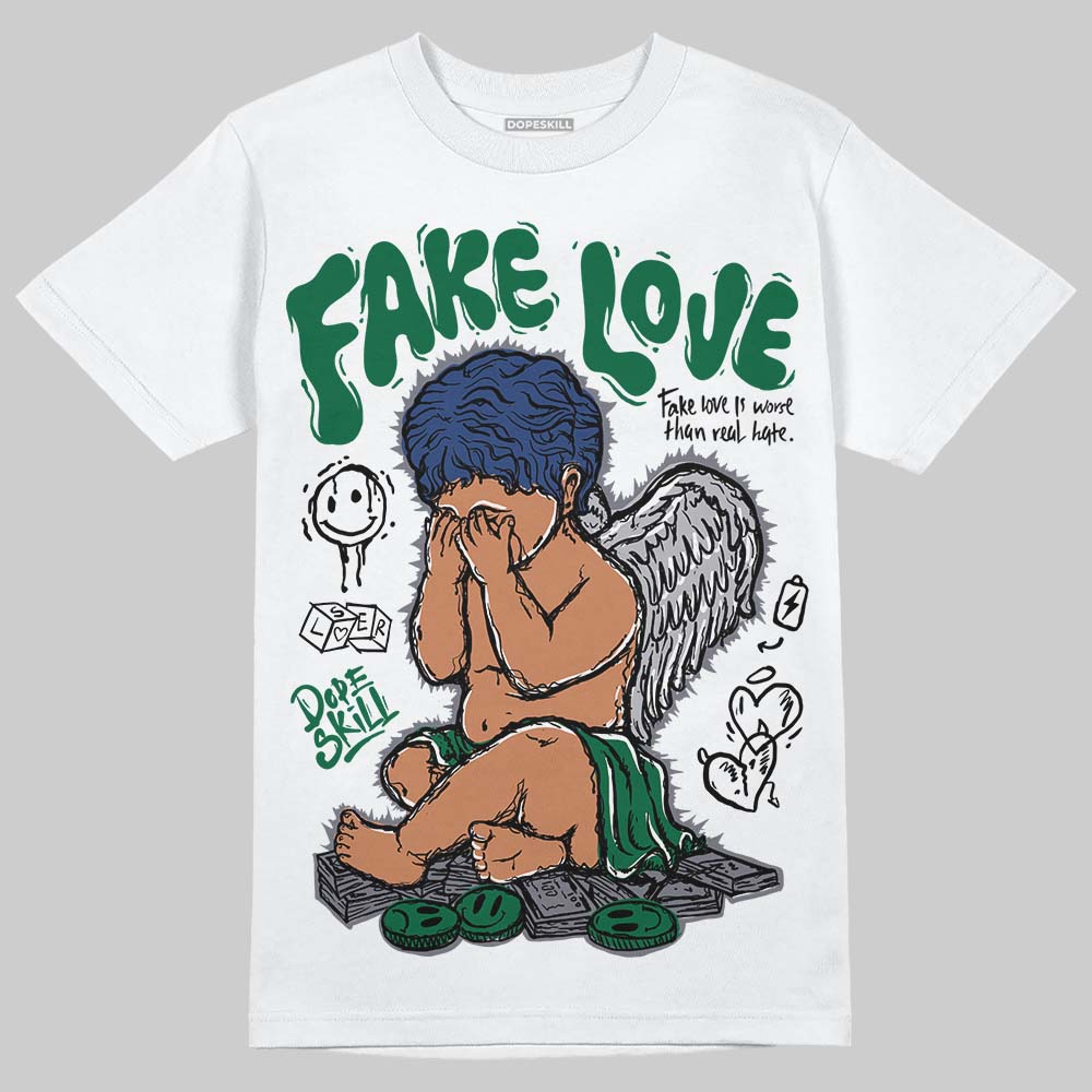 Asics GT-2160 ‘Shamrock Green’ DopeSkill T-Shirt False Love Graphic Streetwear - White